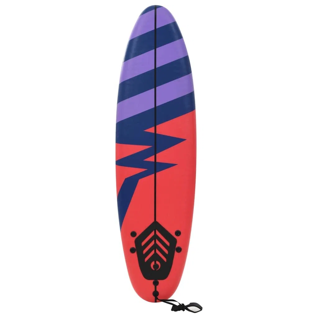 Deska surfingowa XPE Deck z rdzeniem z pianki EPS z płetwami i linką, miękka deska dla początkujących z podkładką trakcyjną, 170 x 46,8 x