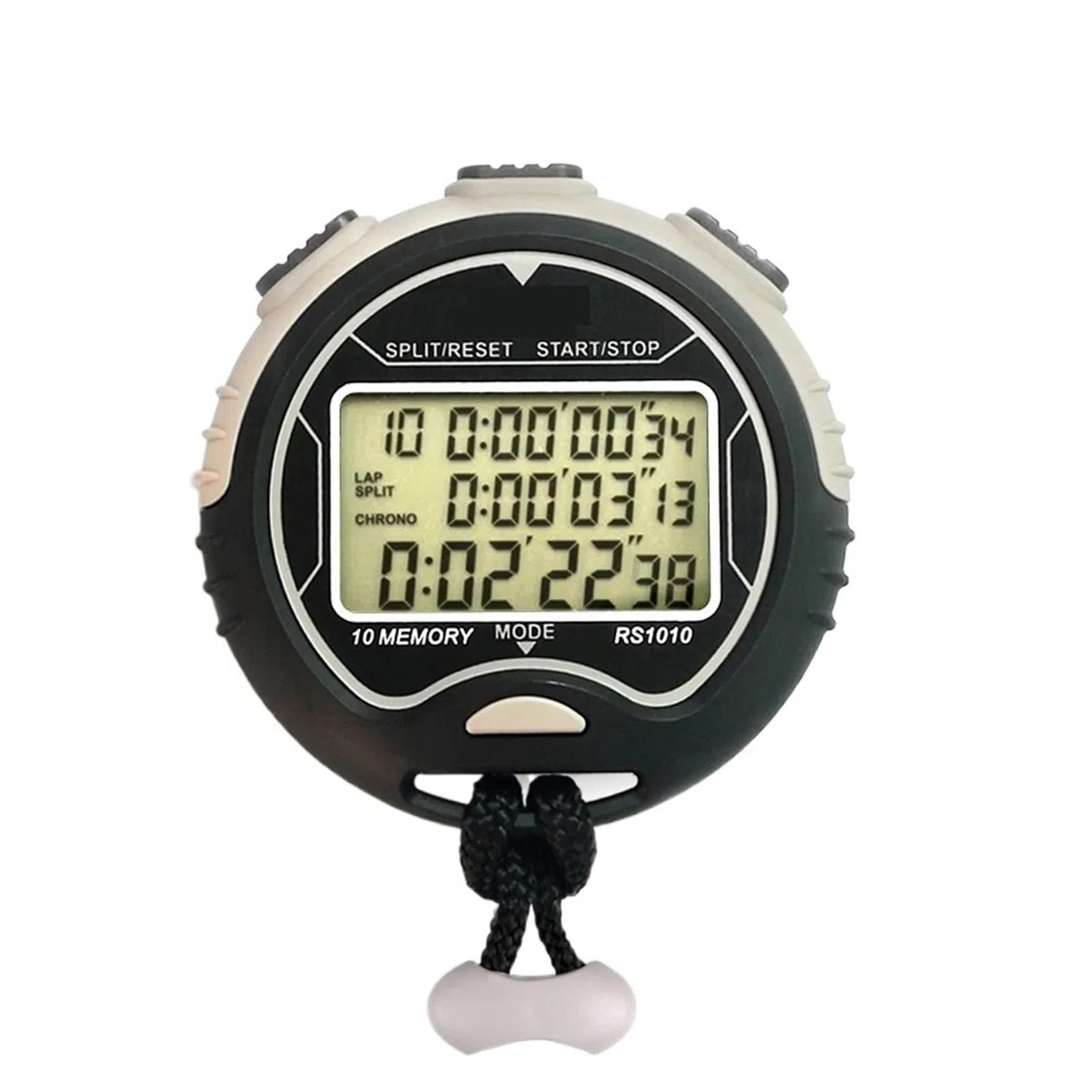 Elektroniczny krokomierz Race Running Beauty Wodoodporny pływacki timer Rs 1010 Stoper,Stoper(RS1010 10group memory 1/100 sec)