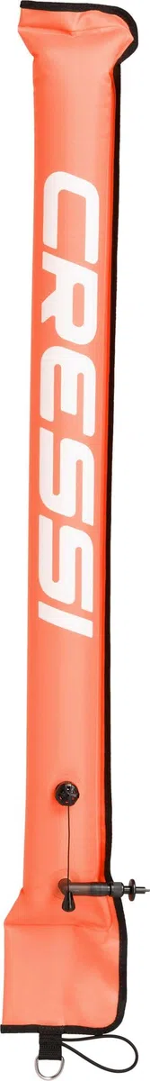 CRESSI Marker Compact Boja, pomarańczowa, 120 cm, boja do znakowania powierzchni, pomarańczowa, 120 cm, dla dorosłych, uniseks