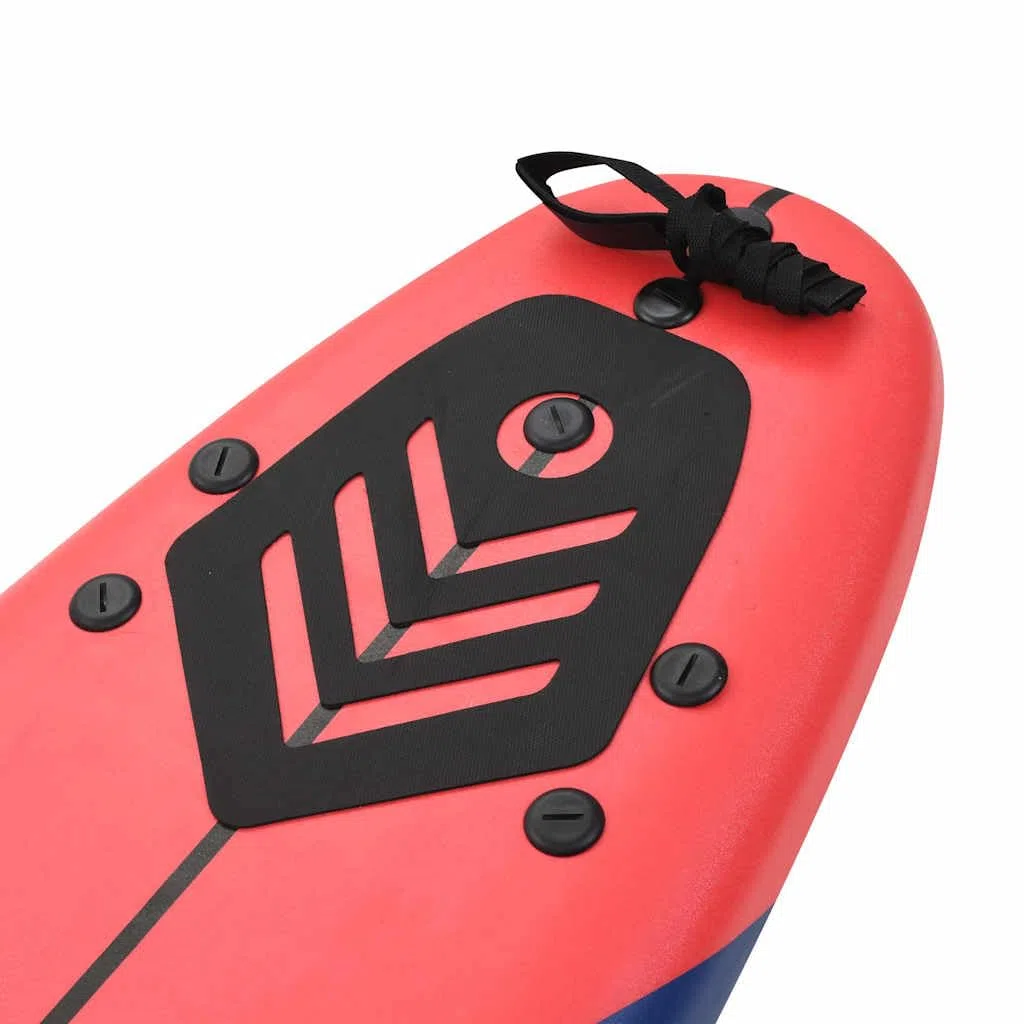 Deska surfingowa XPE Deck z rdzeniem z pianki EPS z płetwami i linką, miękka deska dla początkujących z podkładką trakcyjną, 170 x 46,8 x