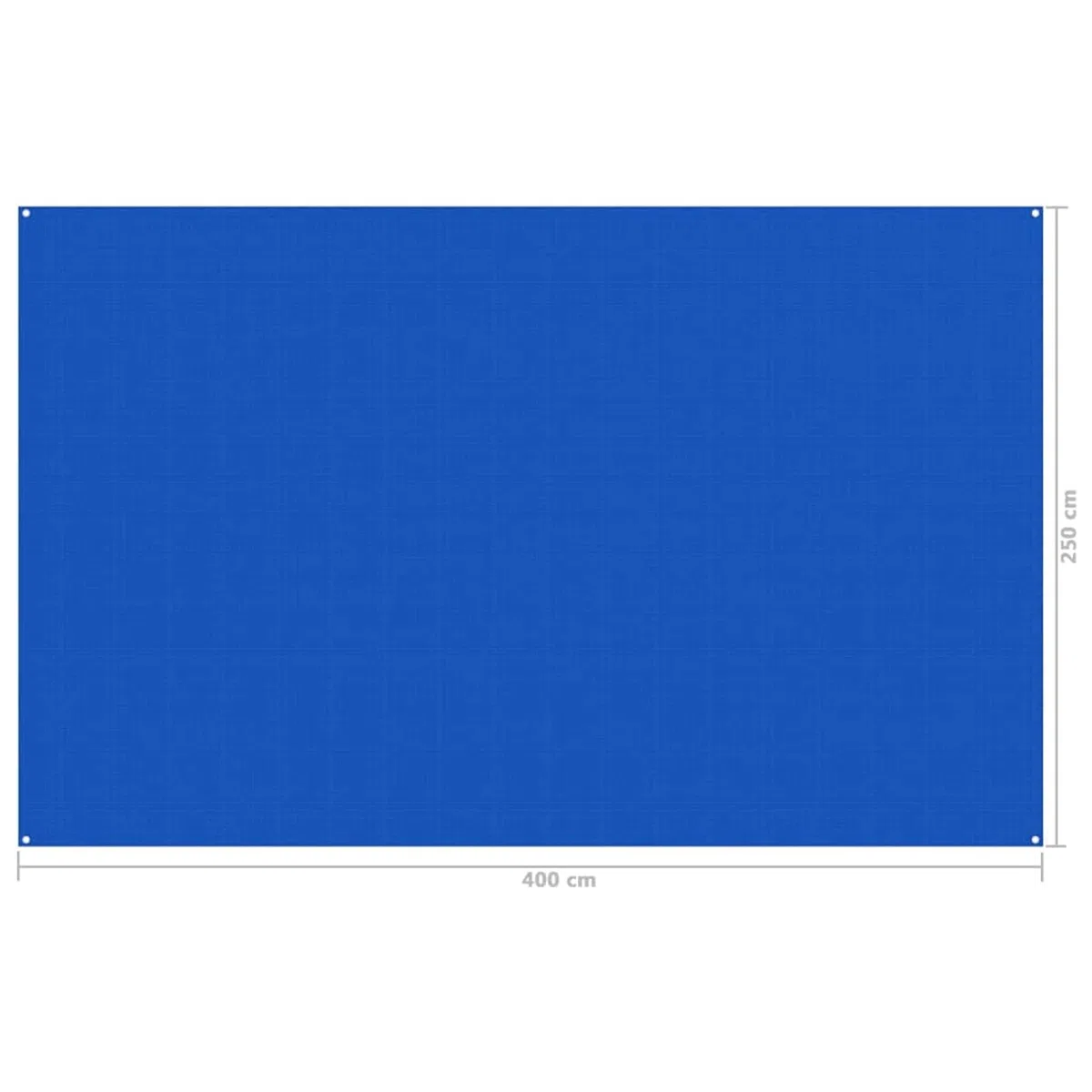 Mogou Dywan namiotowy, dywan do przedsionka namiotowego, plandeka kempingowa, mata podłogowa, mata namiotowa, dywan kempingowy, do użytku na zewnątrz, 250 x 400 cm, niebieski
