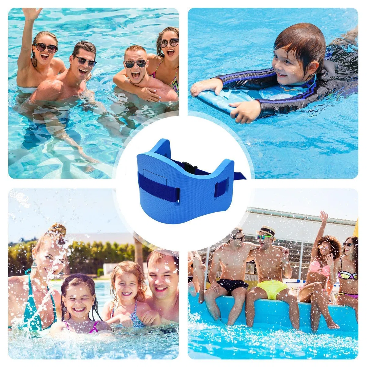 Pas Pływacki - Regulowany Trener Piany, Pływaki Do Basenu | Basen I Lato, Nurkowanie I Snorkeling, Aerobik, Workout, Ćwiczenia I Trening, Gry Plażowe I
