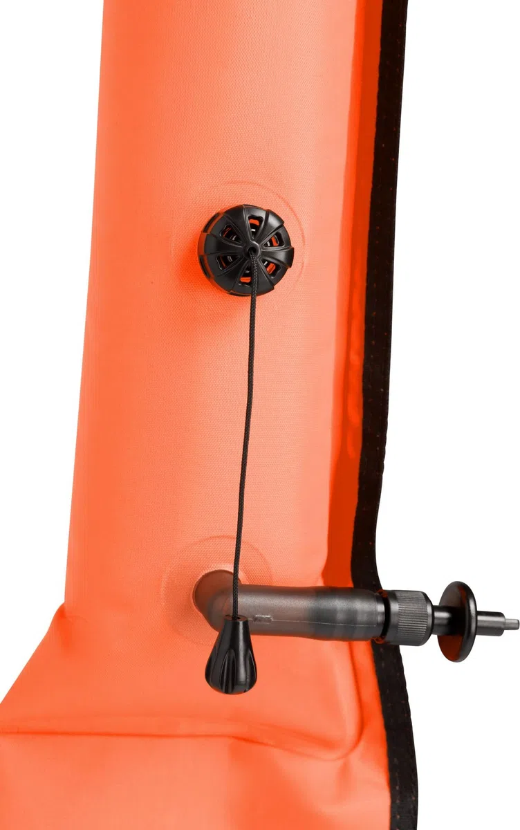 CRESSI Marker Compact Boja, pomarańczowa, 120 cm, boja do znakowania powierzchni, pomarańczowa, 120 cm, dla dorosłych, uniseks