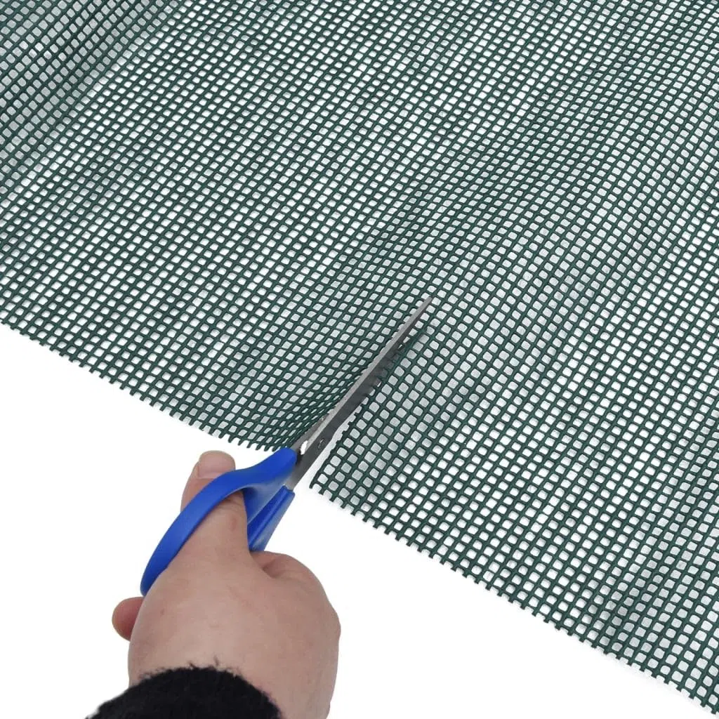 Dywan namiotowy, zielony, 4 x 2 m, poliester z powłoką z pianki PCW, antypoślizgowy i odporny na promieniowanie UV, akcesoria namiotowe na kemping, do aktywności na świeżym powietrzu